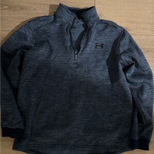 Under Armour Navy Heather Quarter-Zip Pullover